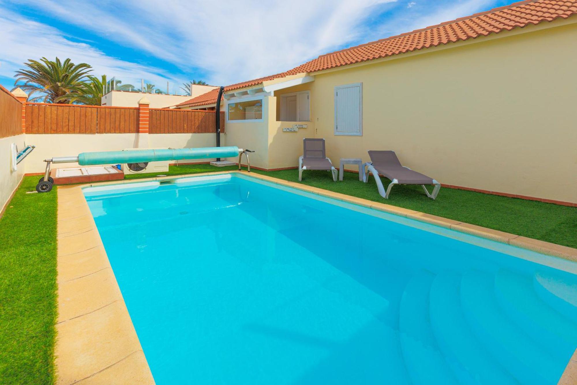 Private Villa With Heated Pool & Terrace See View Corralejo Dış mekan fotoğraf
